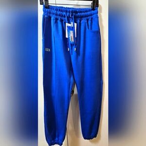 Ader Error Unisex Joggers Sweatpants Blue Size A1 Small New With Tags 🔥